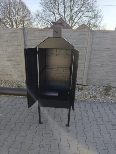 Kovová zahradní udírna XL